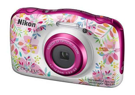 Florally Accented Cameras