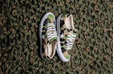 Military-Inspired Camo Sneakers