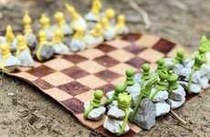 Naturalistic Outdoor Chess Sets