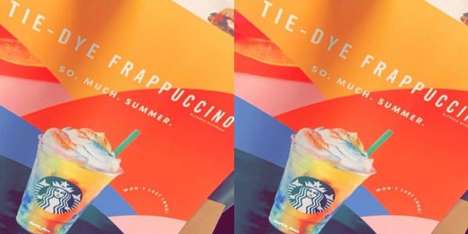 Tie-Dye Blended Drinks