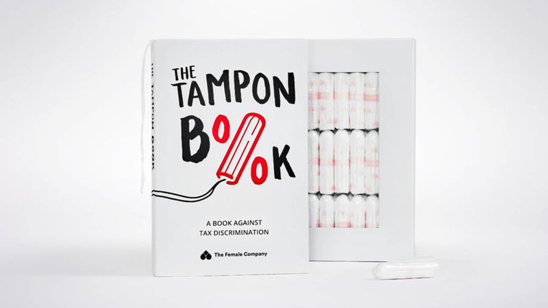 Book-Shaped Tampon Boxes