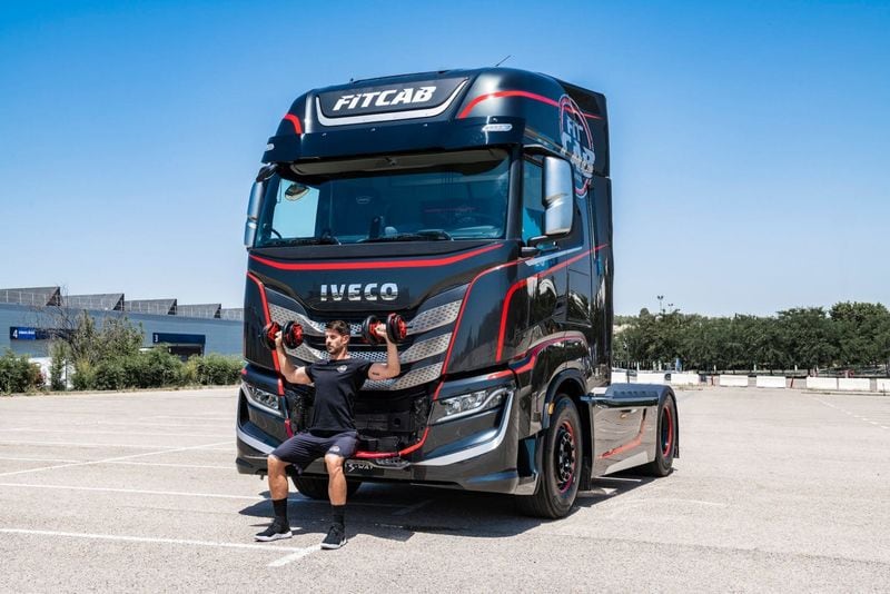 Fitness-Focused Shipping Trucks