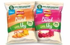Baked Vegetable-Infused Snack Chips