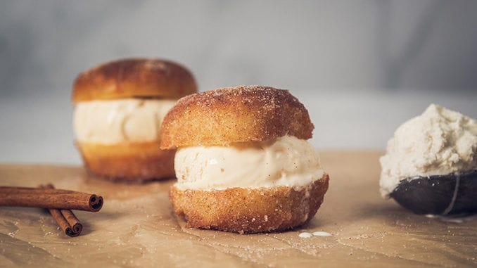 Mini Cinnamon Bun Sandwiches