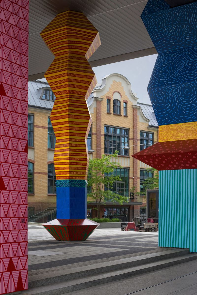 Colorful Climate Change-Inspired Totems