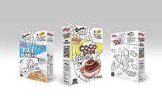 AR Coloring Cereal Boxes