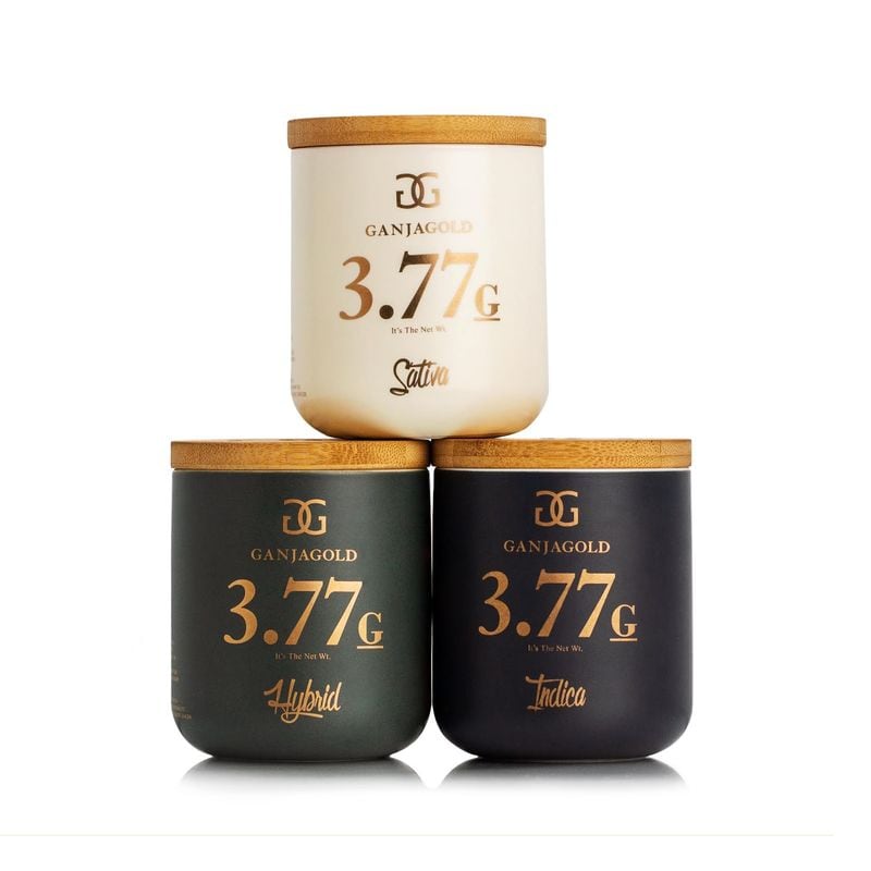 Ceramic Cannabis Flower Jars