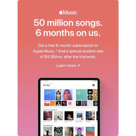 Affordable Music Streaming Promotions