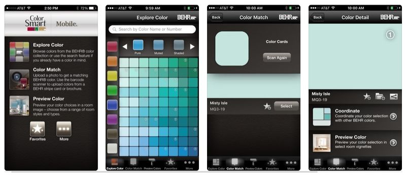 Curated Paint-Matching Apps