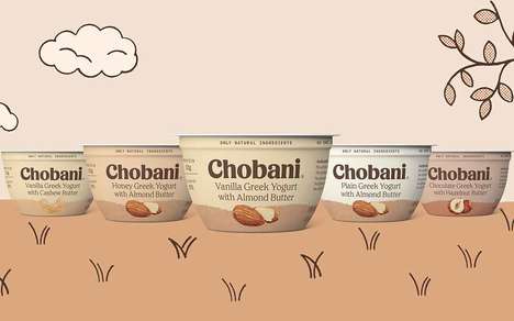 Nut Butter-Infused Greek Yogurts