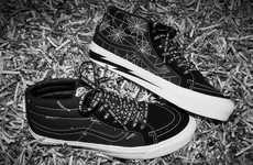 Punk-Themed Monochromatic Shoes