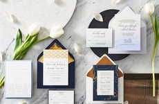 Jewelry-Inspired Wedding Invites