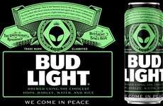 Humorous Alien-Inspired Beer Announcements