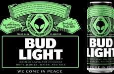 Humorous Alien-Inspired Beer Announcements