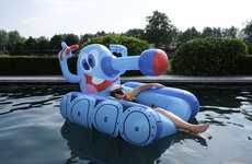 Artisically Informed Pool Floats
