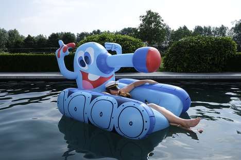 Artisically Informed Pool Floats