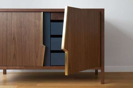 Intentionally Fractured Cabinet Furniture