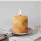Marble Beeswax Pillar Candles Image 3