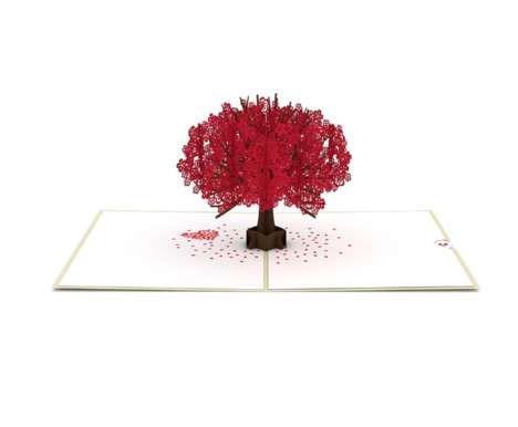 Cherry Blossom-Themed 3D Cards