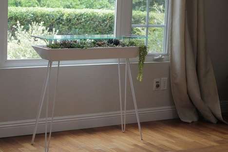 Planter-Integrated Side Tables