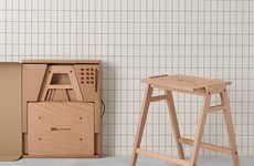 Lab-Friendly Flat-Pack Stools