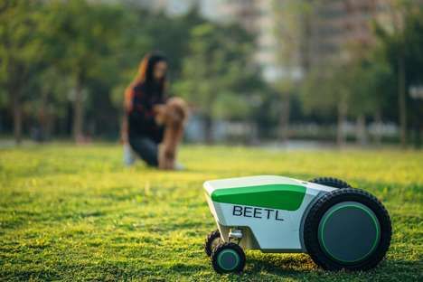 Pet Waste-Cleaning Robots