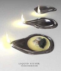 Silver Plates as Candles Image 2