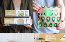 Wax-Free Food Storage Bags