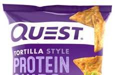 Tortilla-Style Protein Chips