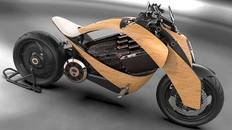 Organically Accented Motorcycles