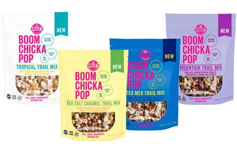 Popcorn-Packed Trail Mixes