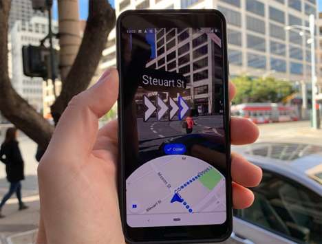 App-Based AR Walking Directions