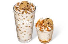 Cookie Dough-Topped Milkshakes