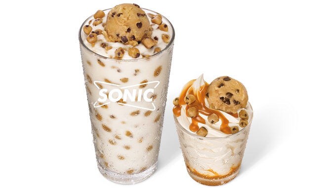 Cookie Dough-Topped Milkshakes