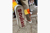 Elegant Snakeskin Sneaker Silhouettes Image 3