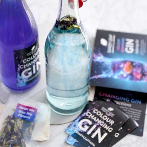 Vibrant Color-Changing Gin Kits