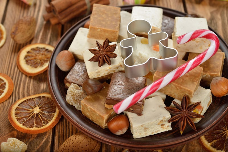 Festive Vegan Fudges