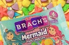 Mermaid-Themed Fruit Candies