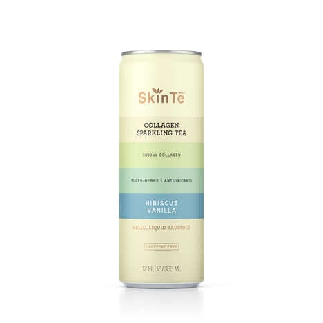 Sparkling Collagen-Infused Teas