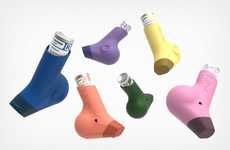 Intentionally Tilted Asthma Inhalers