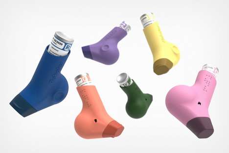 Intentionally Tilted Asthma Inhalers