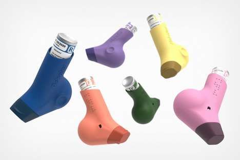 Intentionally Tilted Asthma Inhalers
