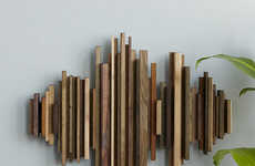 Sound Wave-Shaped Wall Décor