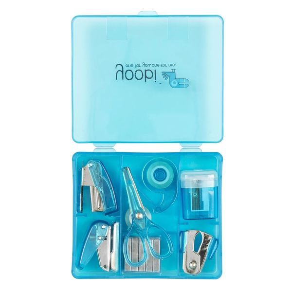 yoobi blue flat mini supply kit 