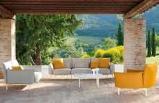 Yellow-Accented Modular Outdoor Furniture