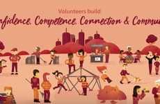 Volunteer-Celebrating Animated Ads