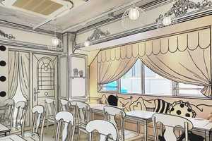 Coloring Book-Themed Cafes