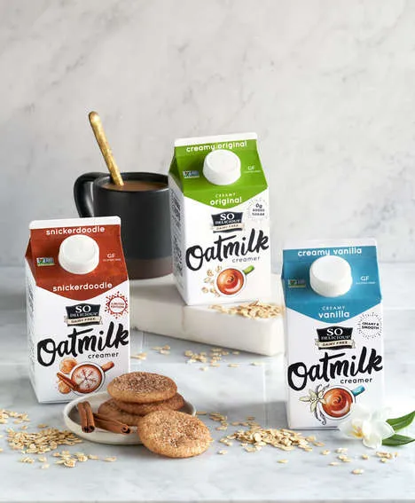 Dairy-Free Oat-Based Creamers