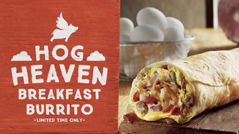 Triple Meat Breakfast Burritos