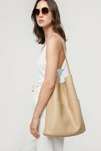 Slouchy Open Tote Bags Image 3